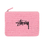 Stussy Woven Zip Pouch Light Pink