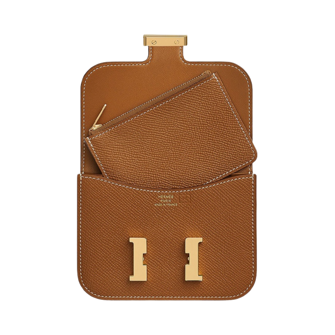 에르메스 콘스탄스 슬림 지갑 앱송 & 골드 하드웨어 골드(Hermes Constance Slim Wallet Epsom & Gold) - 2