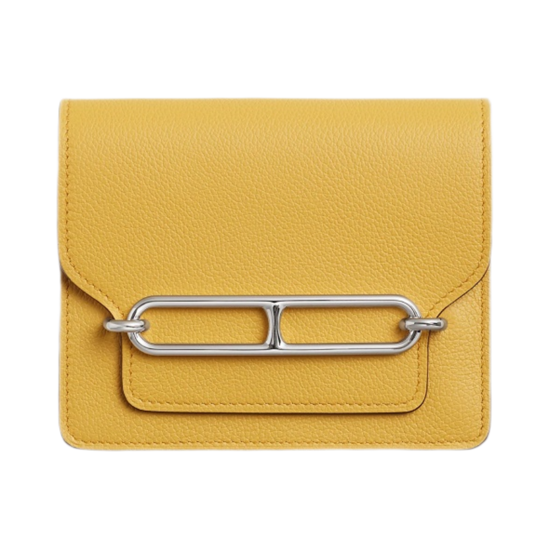 에르메스 롤리스 슬림 투톤 지갑 에버컬러 & 팔라듐 하드웨어 썬 블루 진(Hermes Roulis Slim Two-Tone Wallet Evercolor & Palladium Sun Bleu Jean) - 1