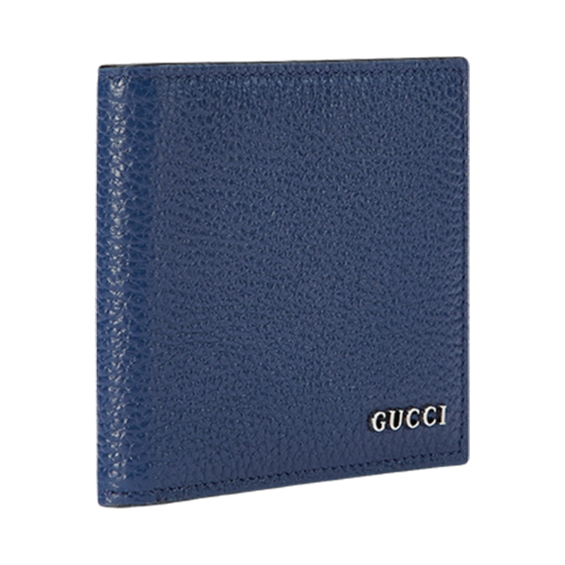 구찌 폴더형 지갑 로고 블루 레더(Gucci Bi-Fold Wallet with Logo Blue Leather) - 2