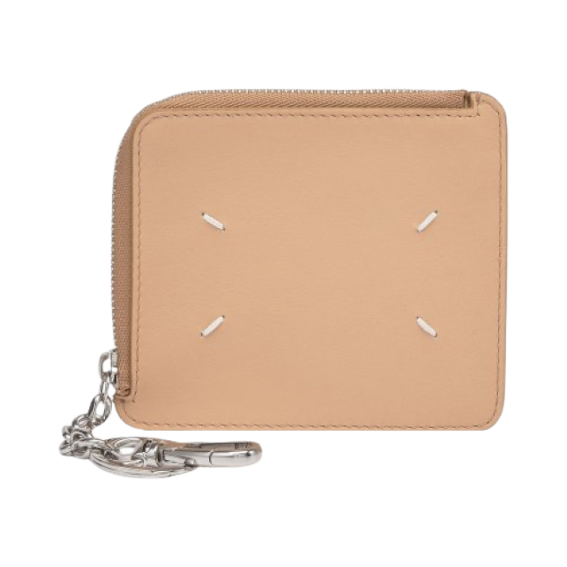 메종 마르지엘라 소프트 카프 스킨 레더 키체인 지갑 누드(Maison Margiela Soft Calfskin Keychain Wallet Nude) - 1