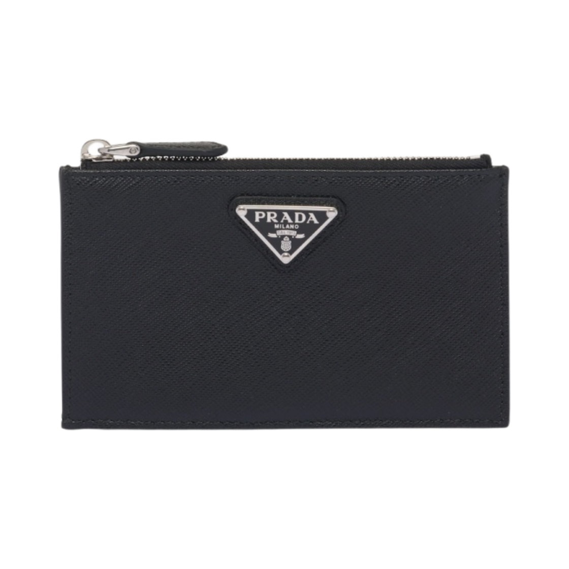 프라다 사피아노 레더 카드 홀더 블랙(Prada Saffiano Leather Card Holder Black) - 1