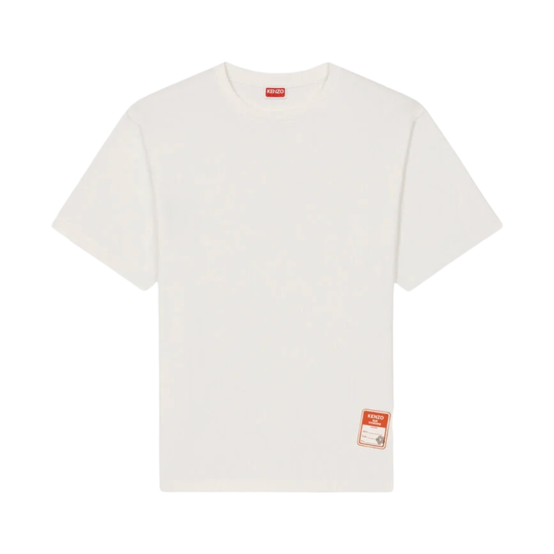 겐조 오버사이즈 빈티지 라벨 티셔츠 오프 화이트(Kenzo Oversize Vintage Label T-Shirt Off White) - 1