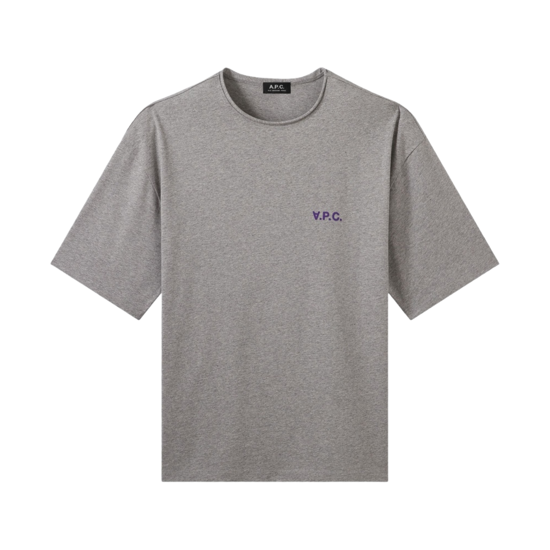 COFDW-H26194-PLB A.P.C. Jeremy T-Shirt Gray - 대표 이미지 #1
