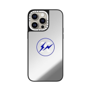Casetify x Fragment x God Selection XXX 10th Logo Blue iphone Magsafe Case Mirror White Camera Ring