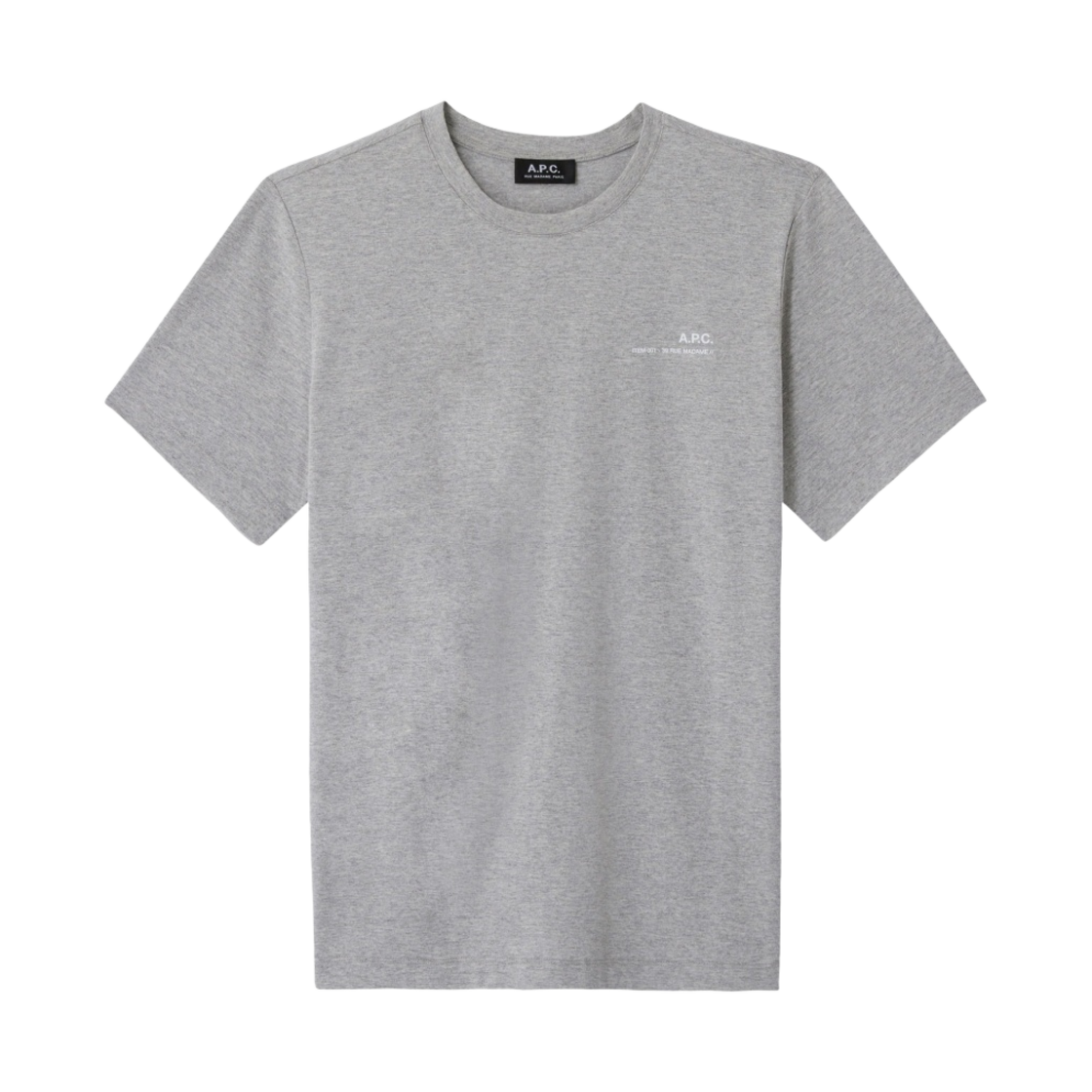 아페쎄 아이템 티셔츠 헤더 그레이(A.P.C. Item T-Shirt Heather Grey) - 1