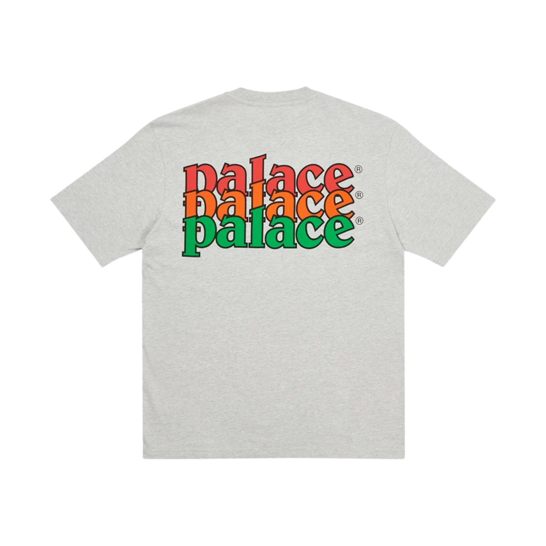 - Palace Quality T-Shirt Grey Marl - 22FW - 대표 이미지 #1