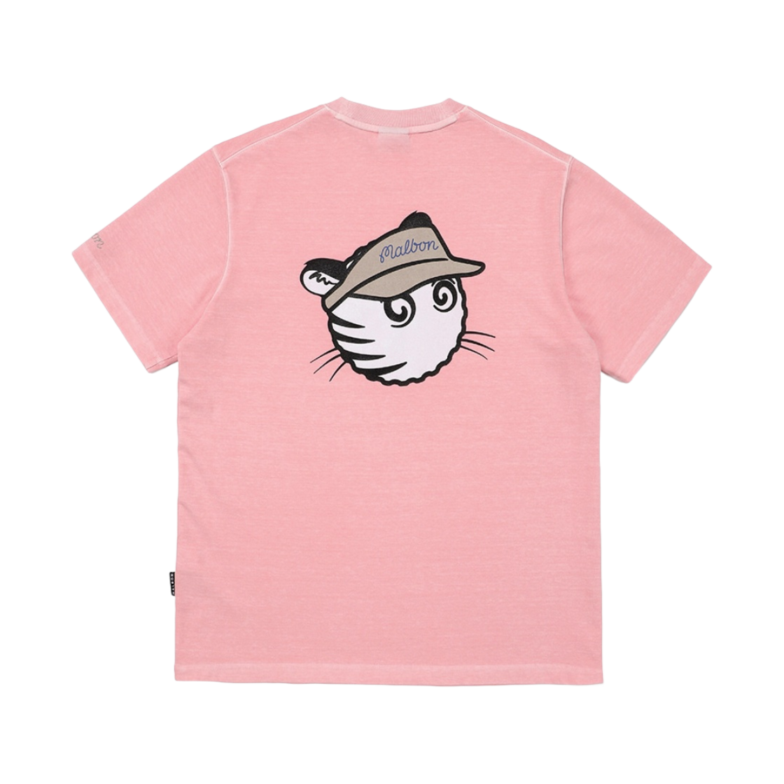 말본 골프 가먼트 워싱 버킷 라운드 티셔츠 핑크(Malbon Golf Garment Washing Bucket Round T-Shirt Pink) - 2