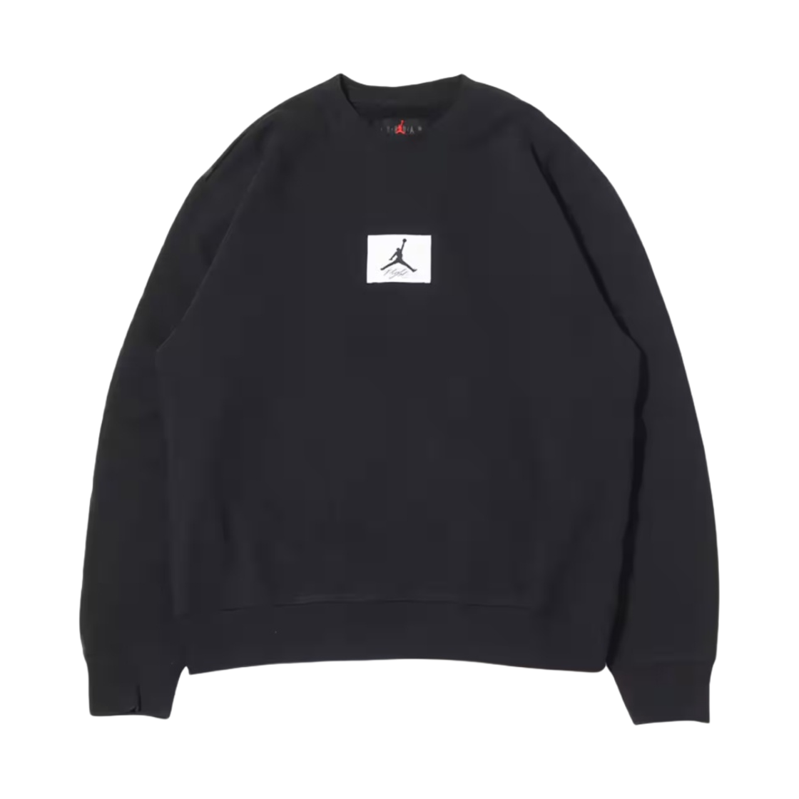 조던 에센셜 플리스 크루넥 스웨트셔츠 블랙 - 아시아