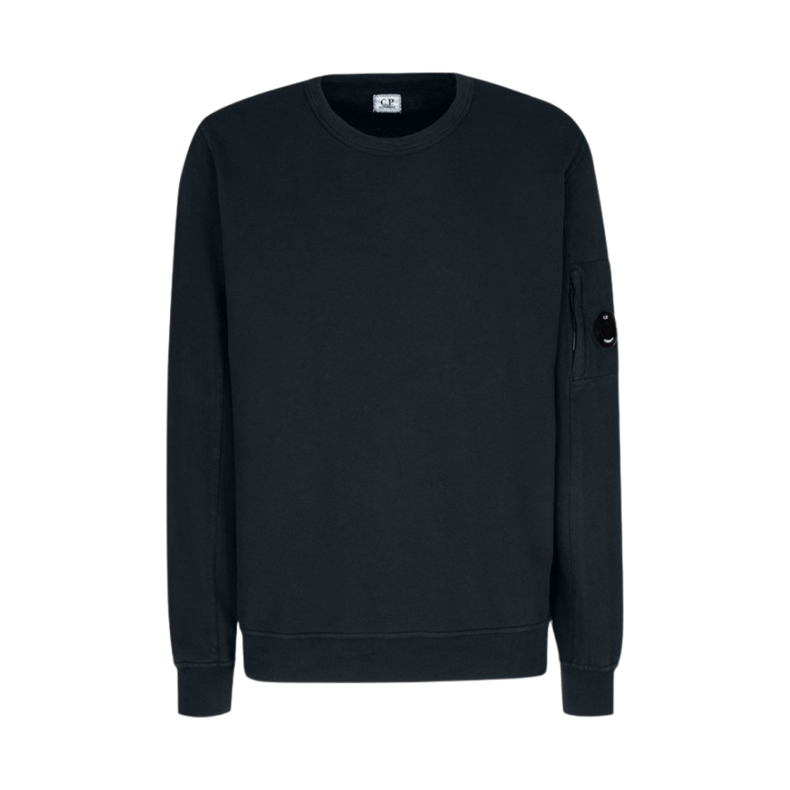 C.P. 컴퍼니 라이트 플리스 스웨트셔츠 블랙 - 21FW(C.P. Company Light Fleece Sweatshirt Black - 21FW) - 1