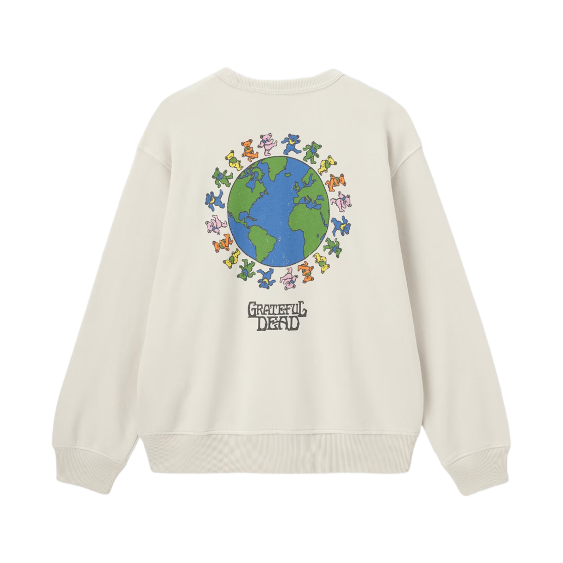 355857-30 GU x Grateful Dead Washed Sweatshirt Pullover Natural - JP