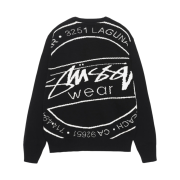 Stussy Laguna Icon Sweater Black