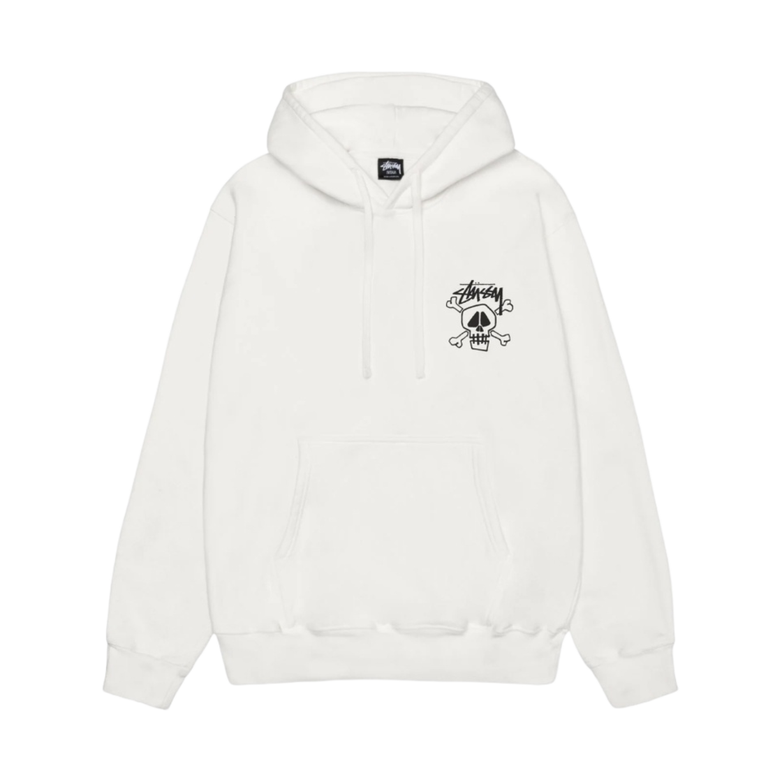 스투시 스컬 & 본즈 피그먼트 다이드 후드 내츄럴 | Stussy | KREAM