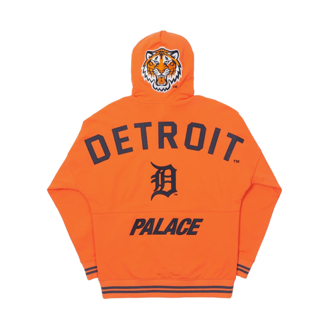팔라스 x 디트로이트 타이거즈 뉴에라 드롭 숄더 후드 오렌지 - 22SS(Palace x Detroit Tigers New Era Drop Shoulder Hood Orange - 22SS)