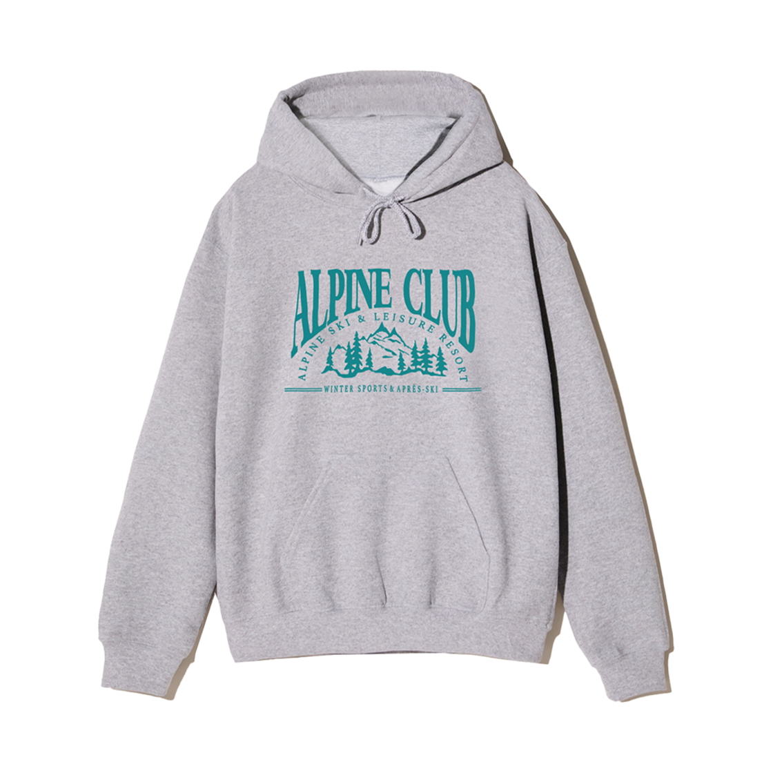 길단 X 이엠이엠 알파인 후디 그레이(Gildan X EMEM Alpine Hoodie Gray) - 1