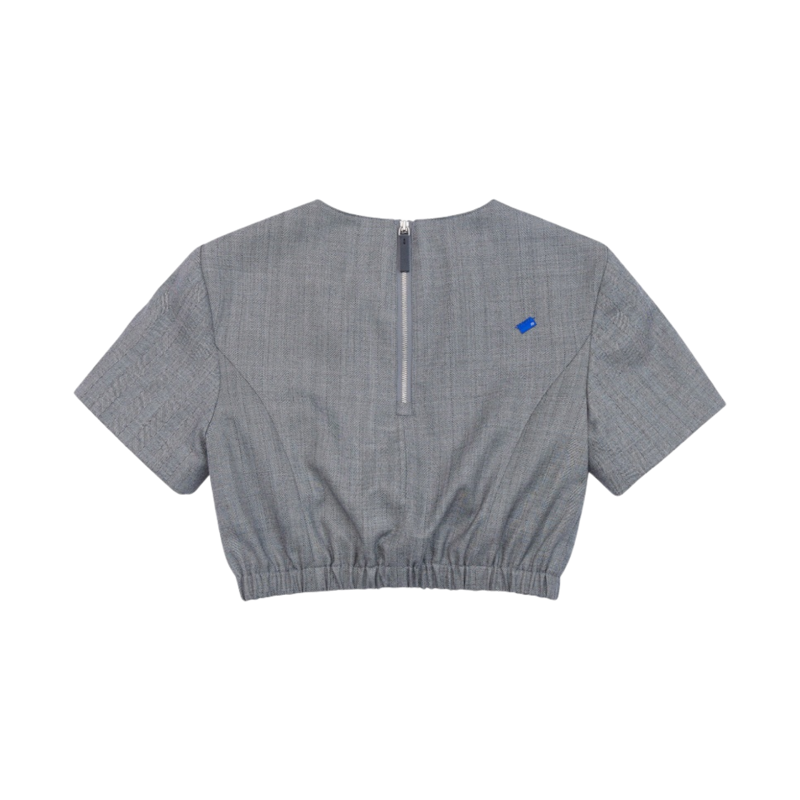 (W) 아더에러 플럿 크롭 티셔츠 그레이((W) Ader Error Flut Cropped T-Shirt Grey) - 2