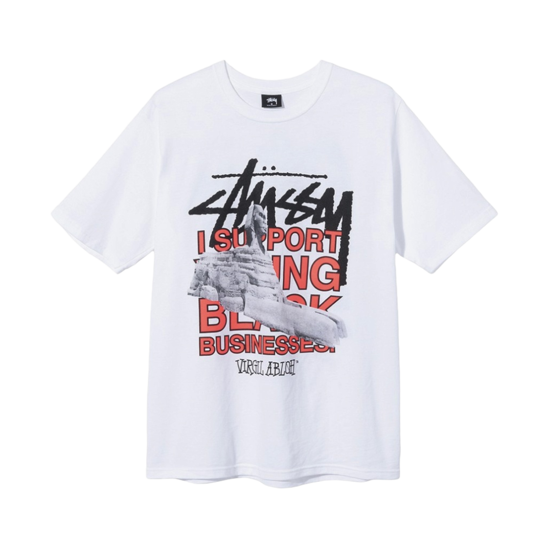 스투시 x 오프화이트 40 월드투어 티셔츠(Stussy x Off-White 40 WT T-Shirt)
