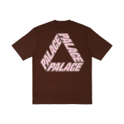 Palace P-3 Outline T-Shirt Nice Brown - 24SS