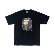 BAPE Color Camo Transform Big Ape Head T-Shirt Black