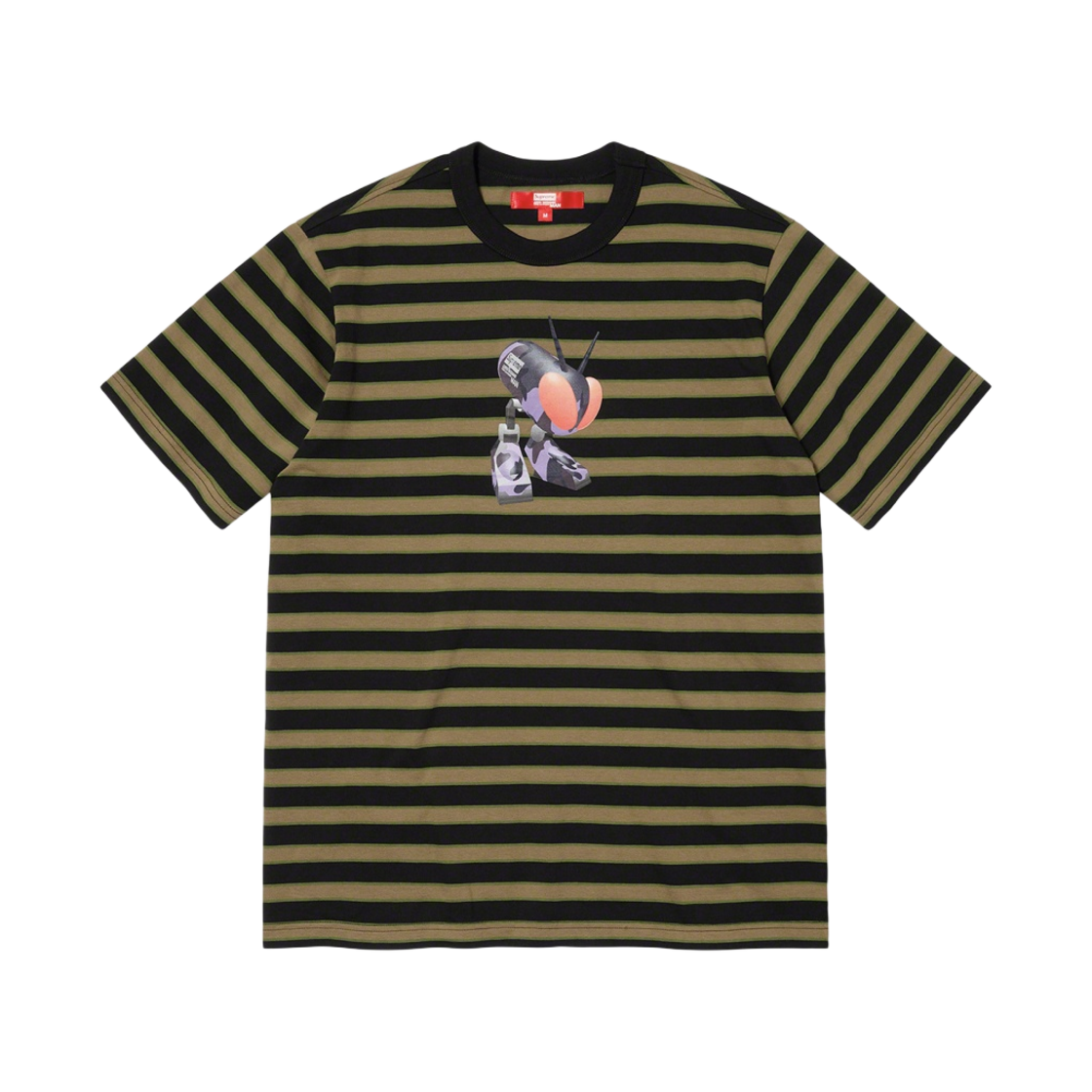 슈프림 x 꼼데가르송 준야 와타나베 맨 스트라이프 숏슬리브 탑 블랙 - 21FW(Supreme x Comme des Garcons Junya Watanabe Man Stripe S/S Top Black - 21FW)