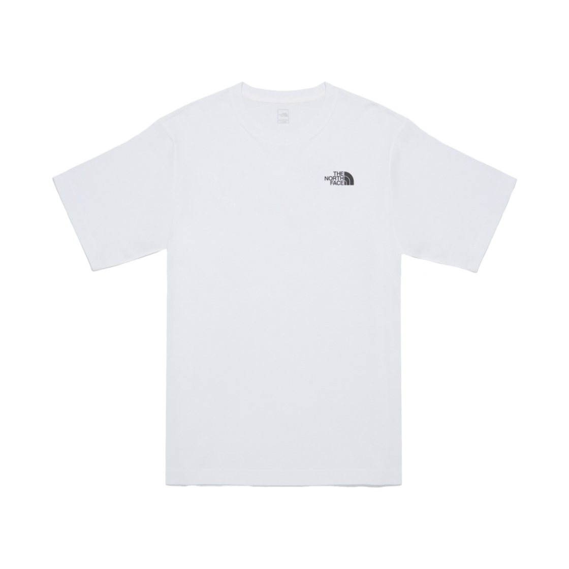 노스페이스 TNF 제주 에디션 숏슬리브 라운드 티셔츠 화이트