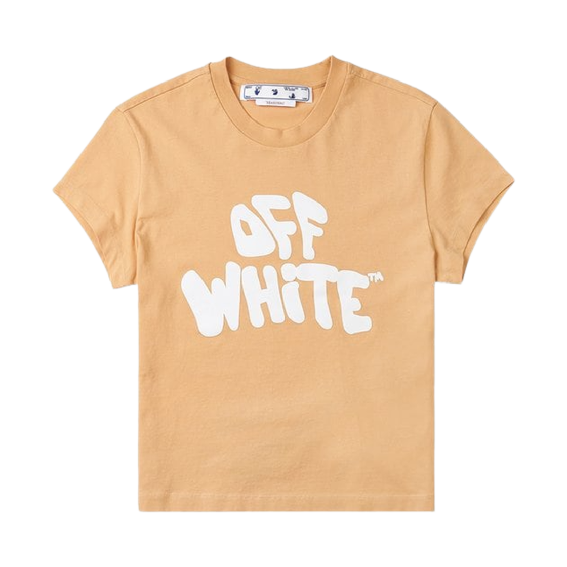 OWAA112S23JER0031701 (W) Off-White Logo Printing T-Shirt Sand White