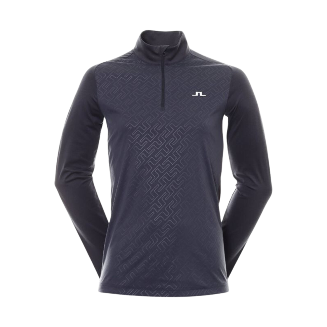 GMJS05632-6881 J.Lindeberg Henry Mid Layer Long Sleeve Navy Melange