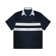 Project G/R Bullied Half Polo Shirts Navy