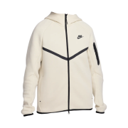 Nike Tech Fleece Full Zip Hoodie Light Khaki Black - Asia