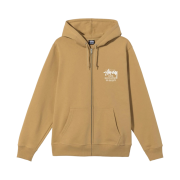 Stussy Stock DSM Los Angeles Zip Hoodie Khaki 2021