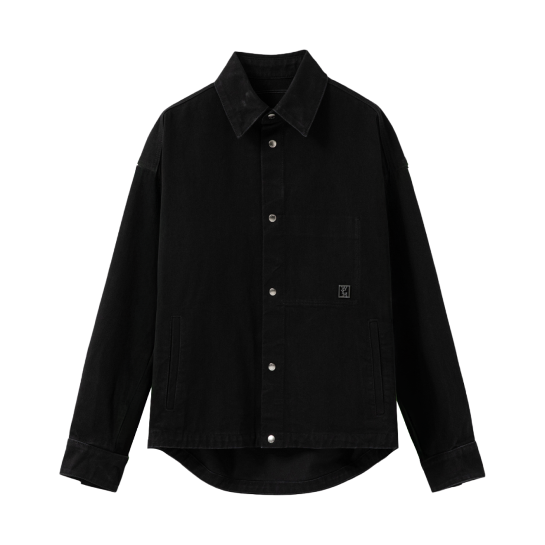 우영미 시티 그래픽 데님 셔츠 블랙 - 24FW(Wooyoungmi City Graphic Denim Shirt Black - 24FW) - 2
