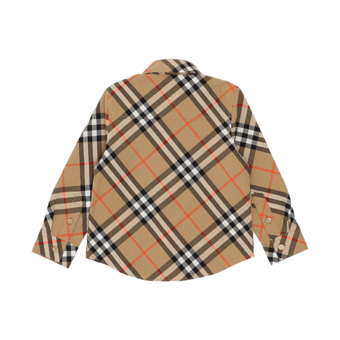 (키즈) 버버리 빈티지 체크 패턴 셔츠 아카이브 베이지((Kids) Burberry Vintage Check Pattern Shirt Archive Beige) - 2