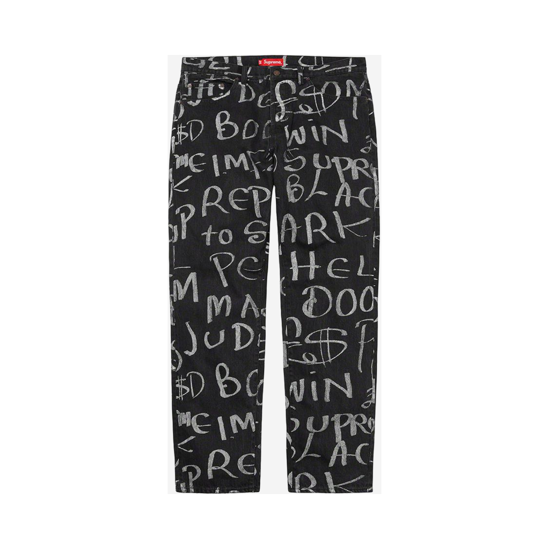 슈프림 블랙 아크 레귤러 진 블랙 - 20FW(Supreme Black Ark Regular Jean Black - 20FW) - 1