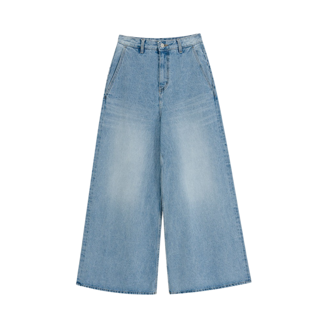 레하 우먼 해크니 와이드 레그 팬츠 라이트 블루(Leha Women Hackney WidE Leg Pants Light Blue)