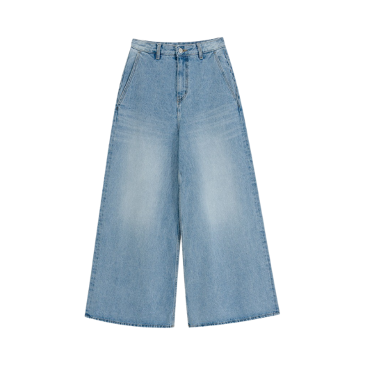 DP2DP001 Leha Women Hackney WidE Leg Pants Light Blue