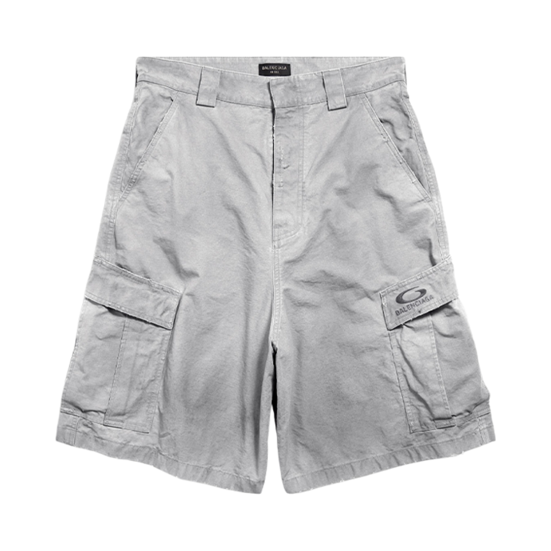 발렌시아가 카고 쇼츠 그레이