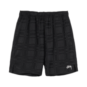 Stussy Plaid Soccer Shorts Black