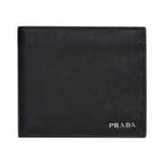 Prada Saffiano Leather Wallet Black
