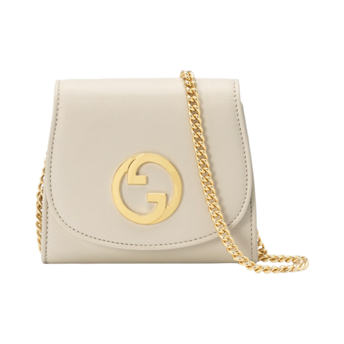 구찌 블론디 미디움 체인 지갑 화이트 레더(Gucci Blondie Medium Chain Wallet White Leather) - 1