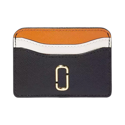 Marc Jacobs The Snapshot Card Case Black Honey Ginger Multi