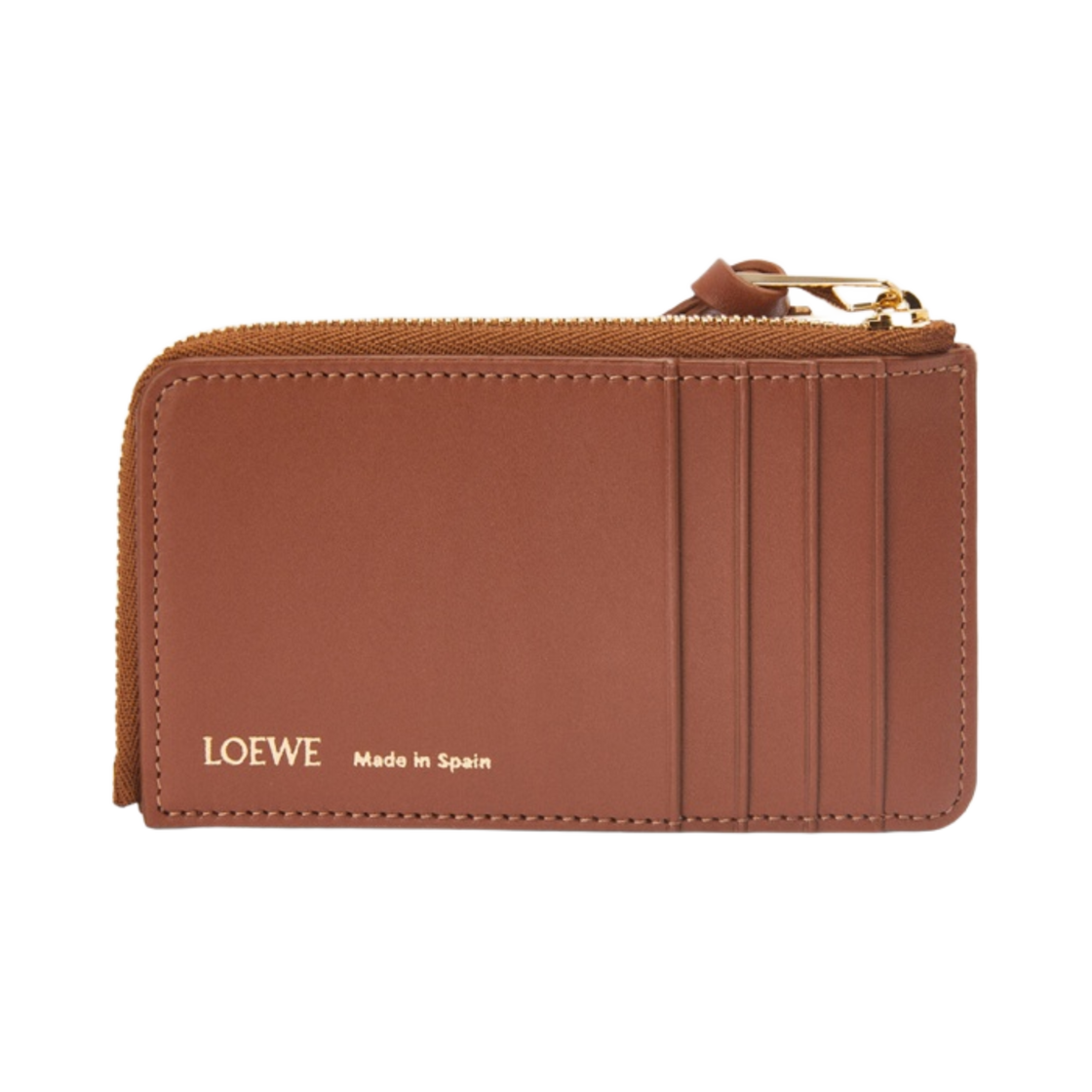 로에베 코인 카드 홀더 자카드 카프스킨 탄 피칸(Loewe Coin Card Holder in Jacquard and Calfskin Tan Pecan) - 2