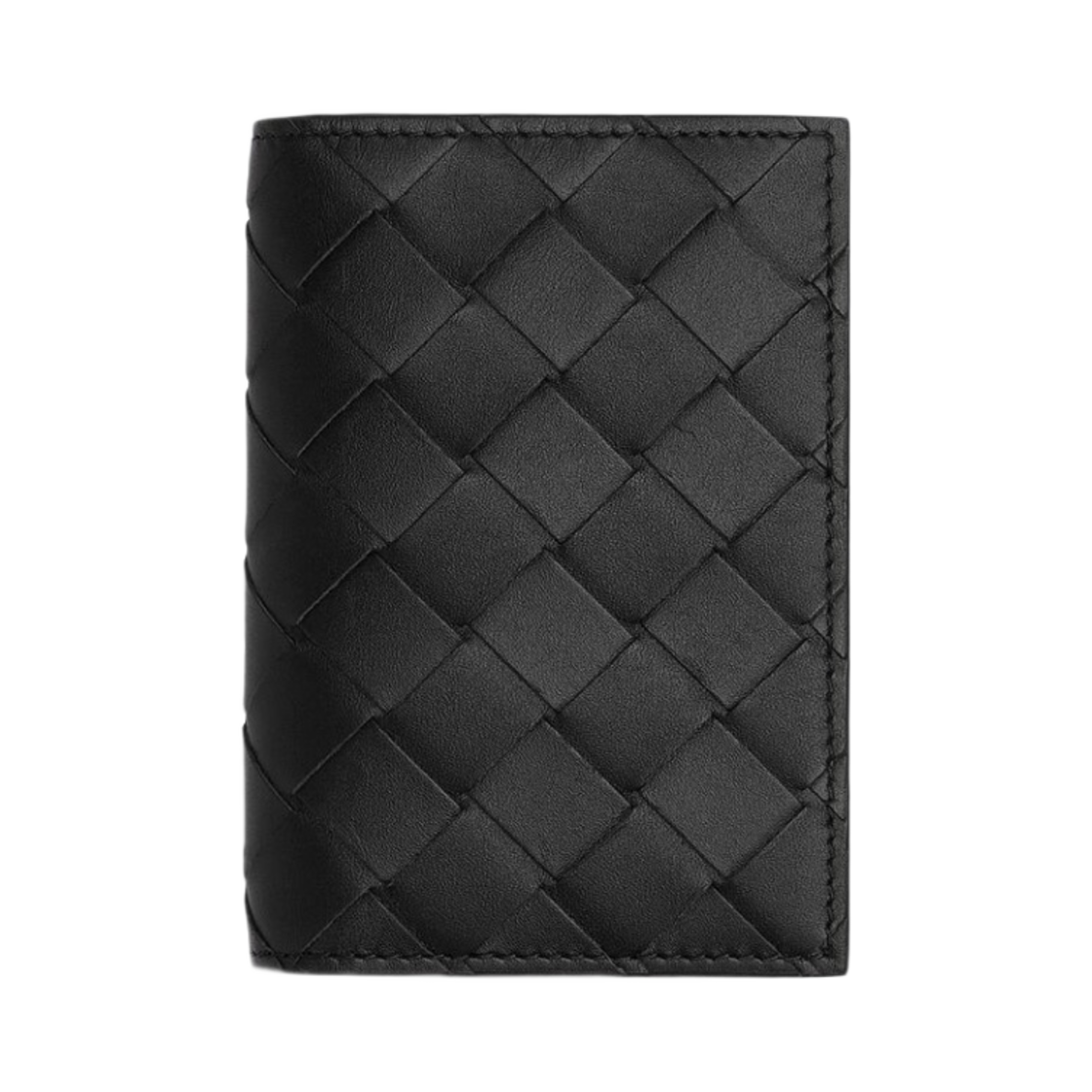 보테가 베네타 플랩 카드 케이스 블랙(Bottega Veneta Flap Card Case Black) - 1