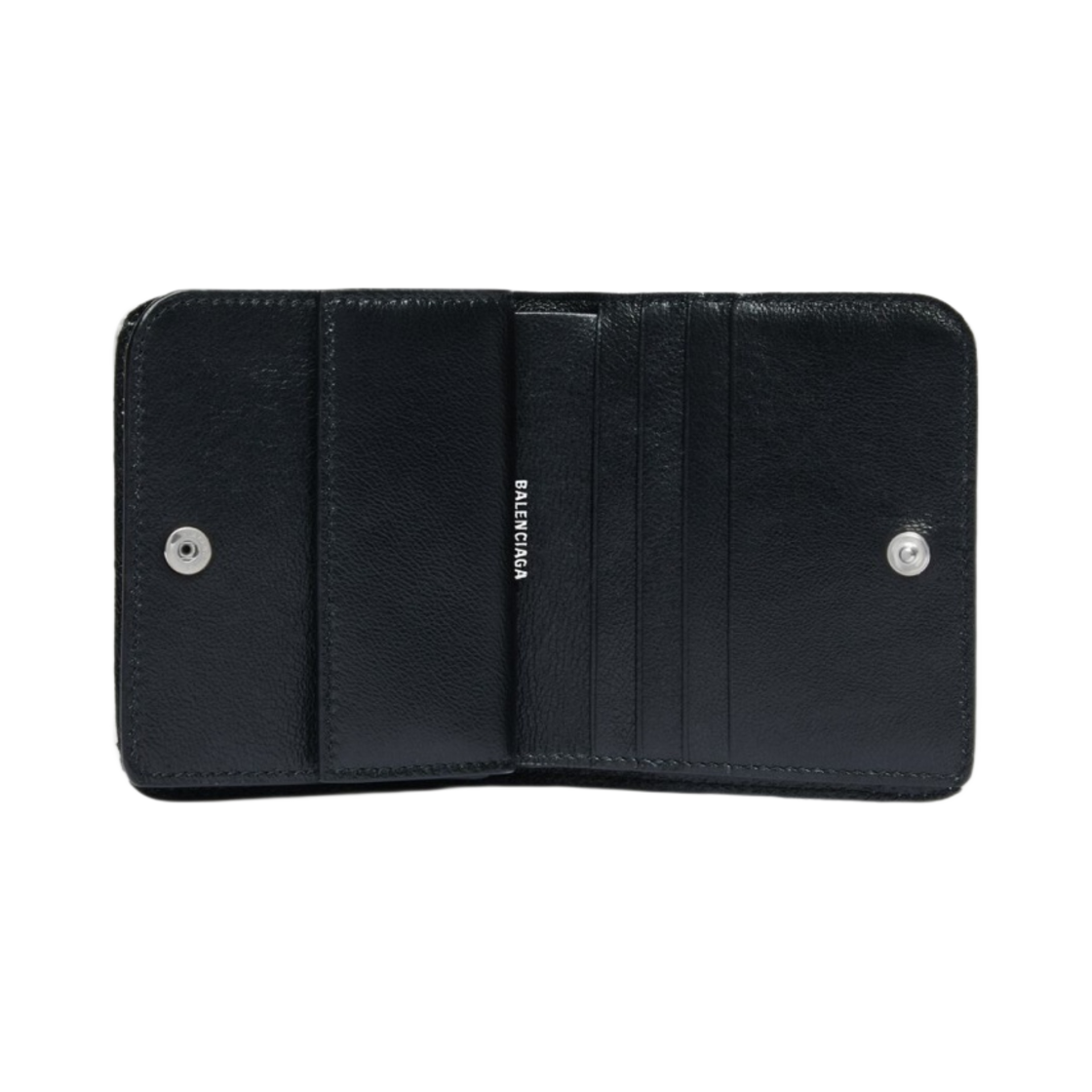 발렌시아가 캐쉬 플랩 코인 앤 카드 홀더 스파클링 패브릭 실버(Balenciaga Cash Flap Coin and Card Holder Sparkling Fabric Silver) - 2