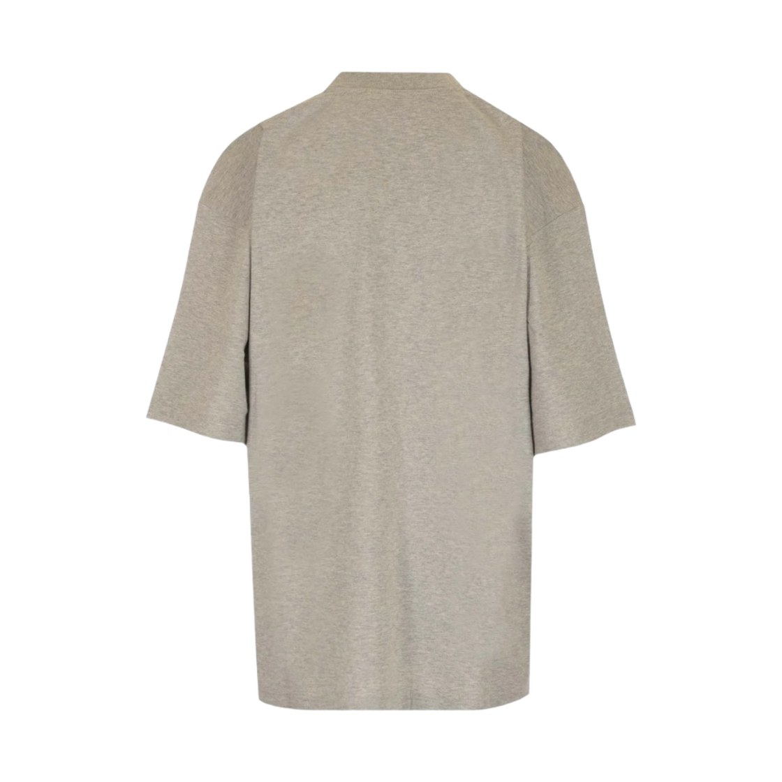 (W) 마르니 페인티드 로고 멜란지 코튼 저지 티셔츠 이녹스((W) Marni Painted Logo Melange Cotton Jersey T-Shirt Inox) - 2