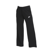 (W) Nike NSW Club Fleece Mid Rise Wide Leg Track Pants Black - Asia