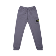 Stone Island 64551 Cotton Fleece Cargo Pants Pewter Grey - 21SS