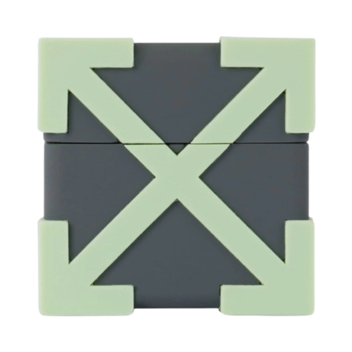 OMZG066S22PLA0010950 Off-White Arrow AirPods Case Grey Light Green