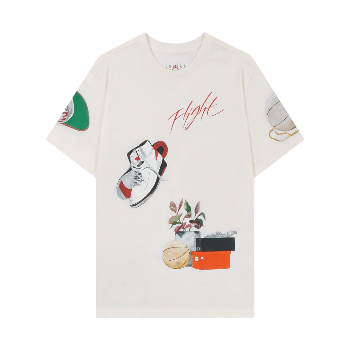 DQ7379-133 Jordan Flight Artist Series By Jacob Rochester Graphic S/S T-Shirt Sail - Asia - 대표 이미지 #1