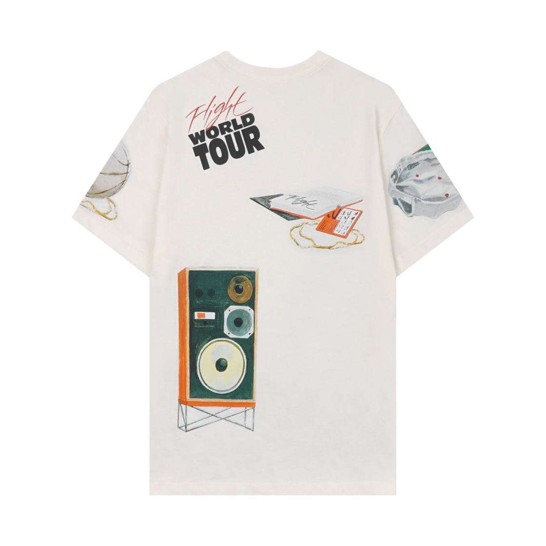 DQ7379-133 Jordan Flight Artist Series By Jacob Rochester Graphic S/S T-Shirt Sail - Asia - #2