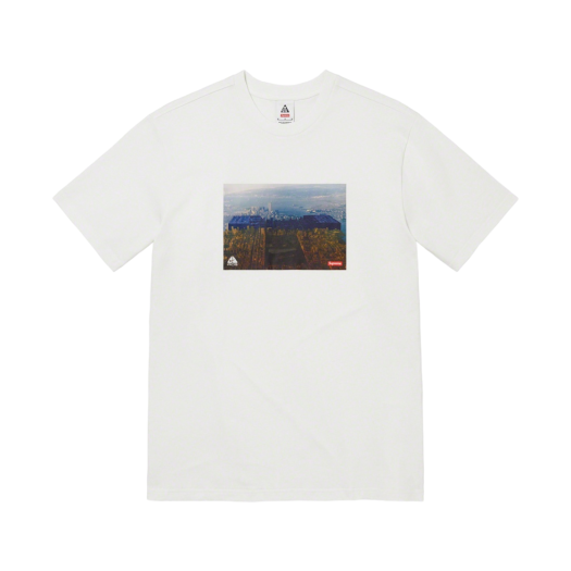 슈프림 x 나이키 ACG 그리드 티셔츠 화이트 - 22FW
